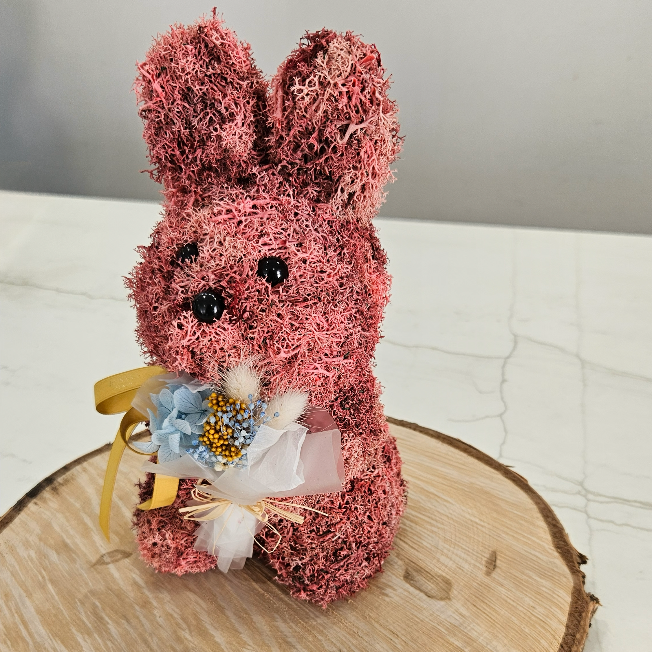 Conejito de Musgo Rosa
